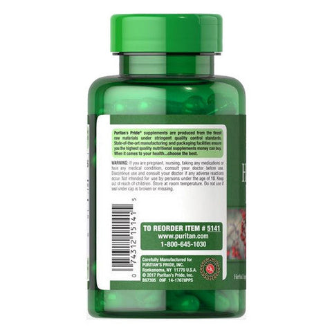Puritan's Pride, Hawthorn Berries, 565 mg, 100 Capsules Puritan's Pride