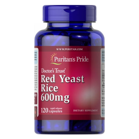 Puritan's Pride, Red Yeast Rice, 600 mg, 120 Capsules Puritan's Pride