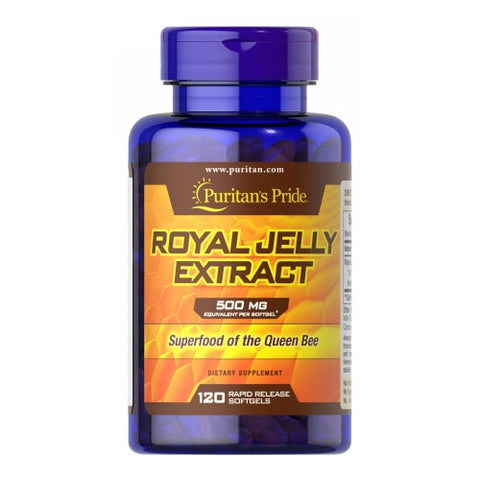 Puritan's Pride, Royal Jelly Extract, 500 mg, 120 Softgels Puritan's Pride