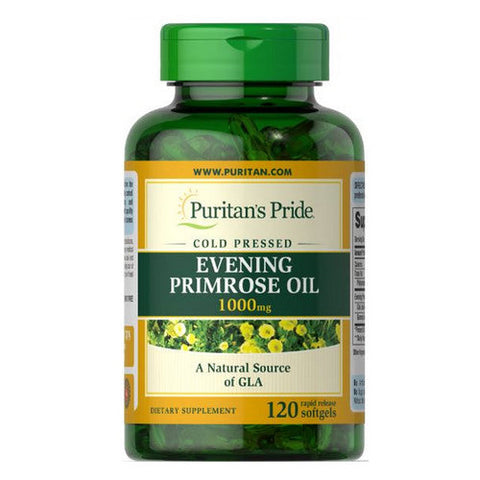Puritan's Pride, Evening Primrose Oil with GLA, 1000 mg, 120 Softgels Puritan's Pride