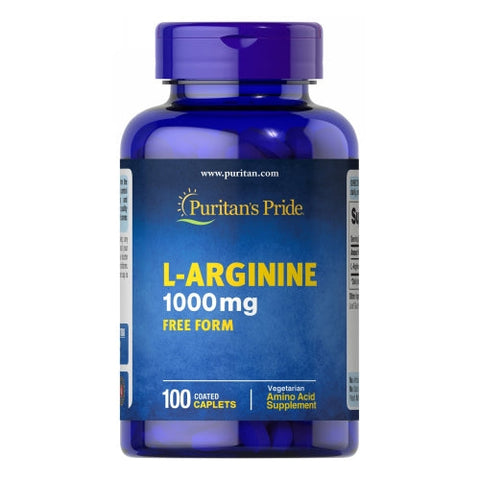 Puritan's Pride, L-Arginine, 1000 mg, 100 Caplets Puritan's Pride