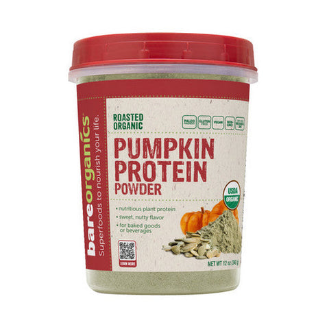 Bare Organics, Organic Pumpkin Protein Powder, 12 Oz Bare Organics