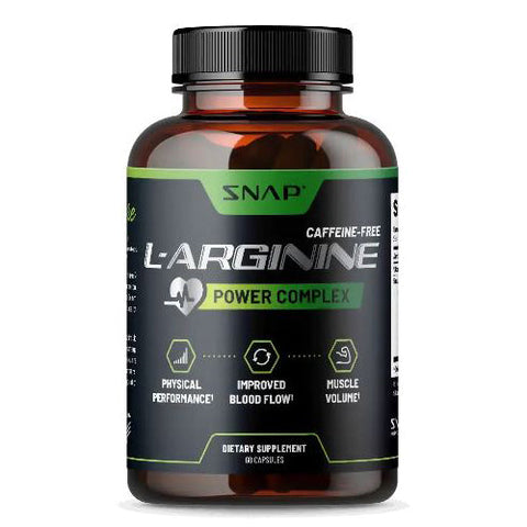 Snap Supplements, L-Arginine, 60 Caps Snap Supplements
