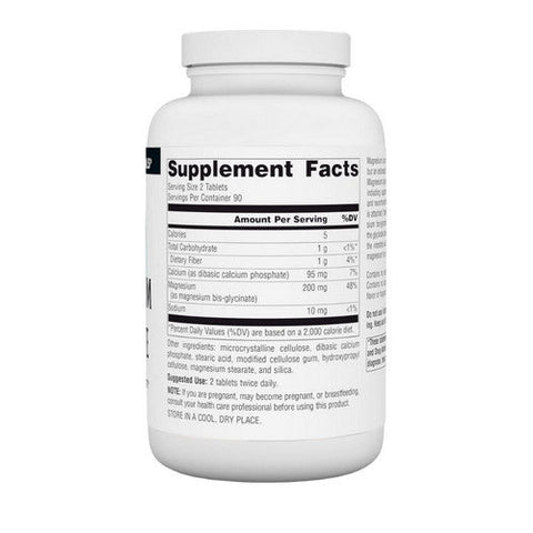 Source Naturals, Magnesium Glycinate, 180 Tabs Source Naturals