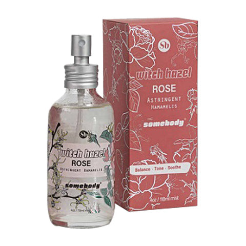 Somebody, Witch Hazel Spray Rose, 4 Oz Somebody