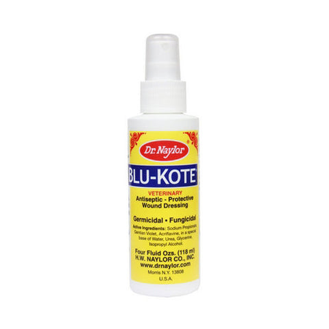 Blu-Kote Veterinary Antiseptic Protective Wound Dressing Pump 4 Oz by Dr. Naylor
