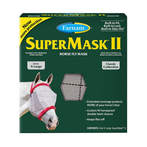 Farnam, SuperMask II Fly Mask without EarsX-Large, 1 Count Farnam