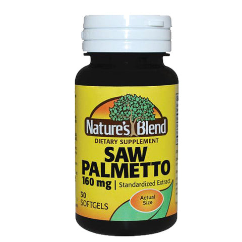 Nature's Blend, Saw Palmetto Extract, 160 mg, 30 Softgels Nature's Blend