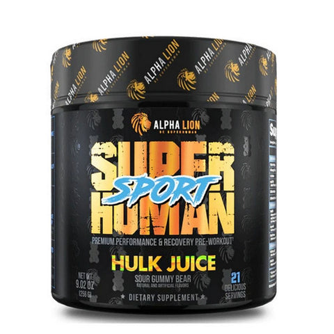 Alpha Lion, Superhuman Sport Hulk Juice Gummy Bear, 21 Servings Alpha Lion