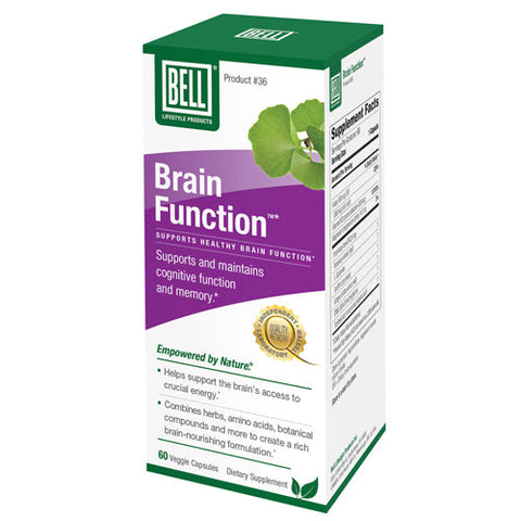 Bell Lifestyle, Brain Function, 60 Caps Bell Lifestyle