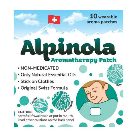 Alpinola, Aromatherapy Patches Essential Oils, 10 Count Alpinola