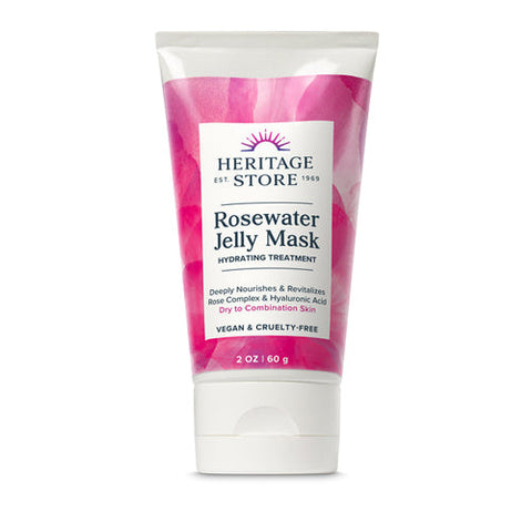 Heritage Store, Rosewater Jelly Mask HS, 1 Oz Heritage Store