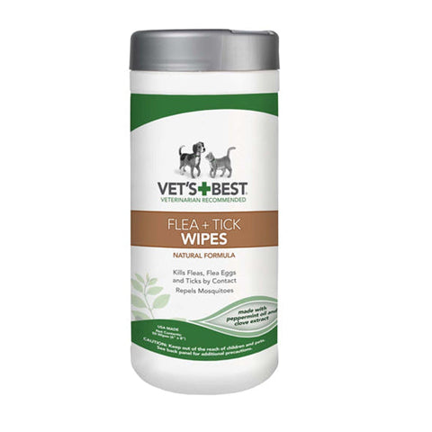 Vet'S Best Flea & Tick Wipes 50 Count by Vet's Best