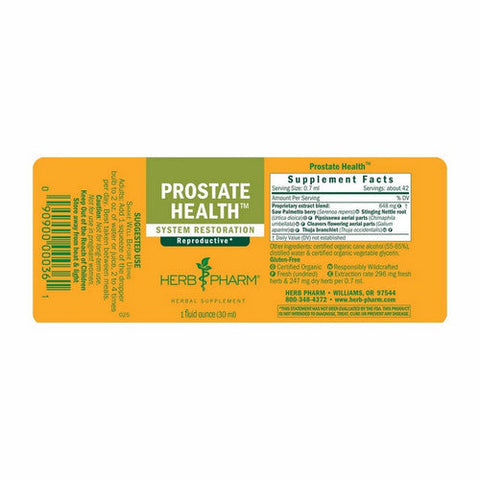 Herb Pharm, Prostate Health, 1 Oz Herb Pharm