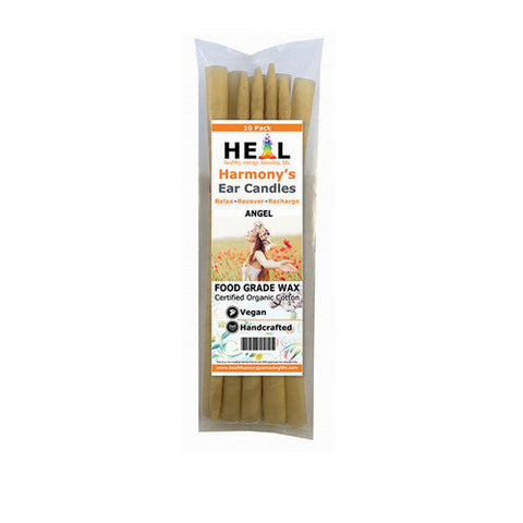 Harmony, Angel Unscented Ear Candles, 10 Count Harmony
