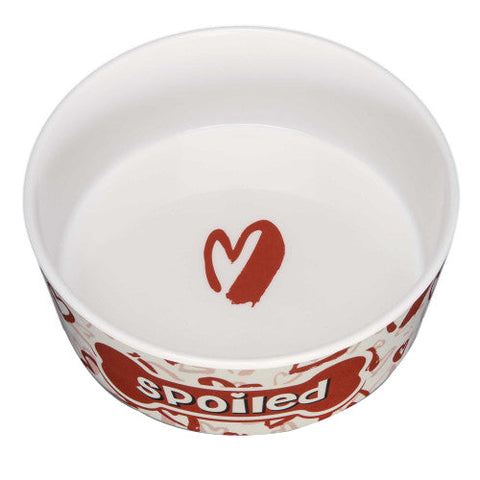 Loving Pets, Loving Pets Dolce Moderna Bowl, Spoiled, 1 Each/Large Loving Pets