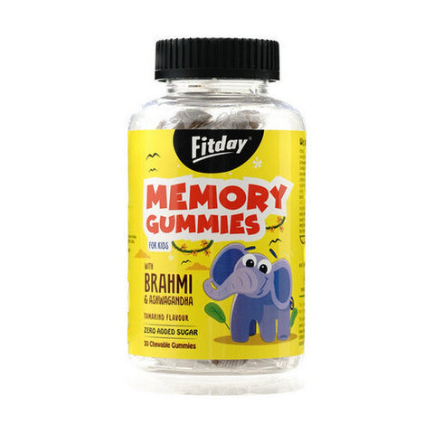 Fitday, Fitday Memory Gummies, Tamarind Flavour 30 Chewable Gummies Fitday