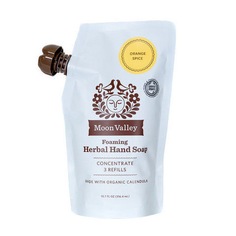 Moon Valley Organics, Foaming Herbal Hand Soap Concentrate Orange Spice, 10.7 Oz Moon Valley Organics