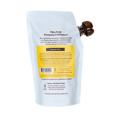 Moon Valley Organics, Foaming Herbal Hand Soap Concentrate Orange Spice, 10.7 Oz Moon Valley Organics