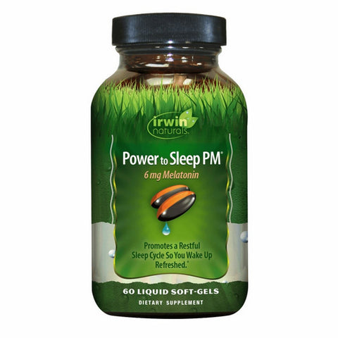 Irwin Naturals, Power to Sleep PM Melatonin, 6 mg, 60 Softgels Irwin Naturals