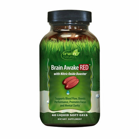 Irwin Naturals, Brain Awake RED, 60 Softgels Irwin Naturals