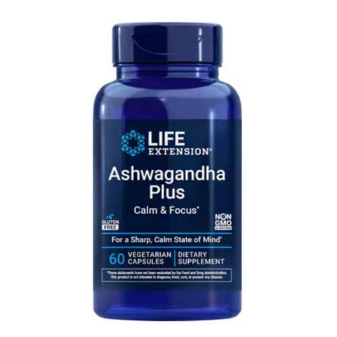 Life Extension, Ashwagandha Plus Calm & Focus, 60 Caps