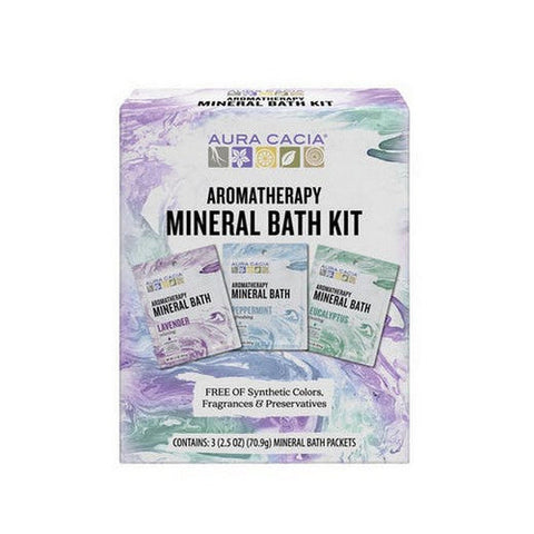 Aura Cacia, Mineral Bath Kit, 1 Kit Aura Cacia