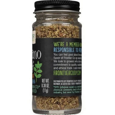 Frontier Coop, Oregano Leaf Cut And Sifted, 0.38 Oz Frontier Coop