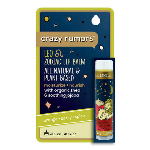 Crazy Rumors, Leo Fire Blend Lip Balm, 0.15 Oz Crazy Rumors