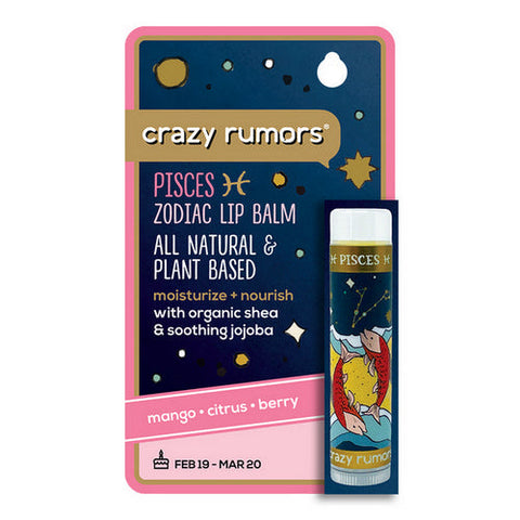 Crazy Rumors, Pisces Water Blend Lip Balm, 0.15 Oz Crazy Rumors