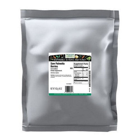 Frontier Coop, Saw Palmetto Berries Cut & Sifted, 1 Lb Frontier Coop