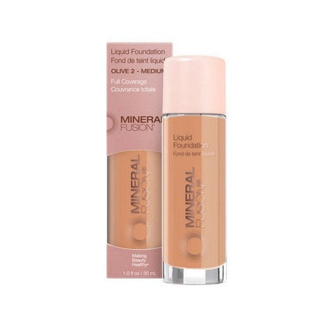 Mineral Fusion, Liquid Foundation Olive 2 Medium, 1 Oz Mineral Fusion