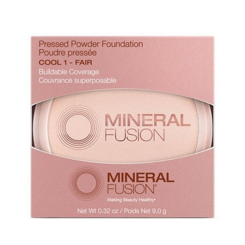 Mineral Fusion, Pressed Powder Foundation Cool 1 Fair, 0.32 Oz Mineral Fusion