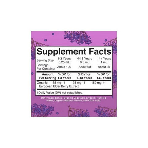 MaryRuth's, Organic Elderberry Liquid Drops, 1 Oz MaryRuth's