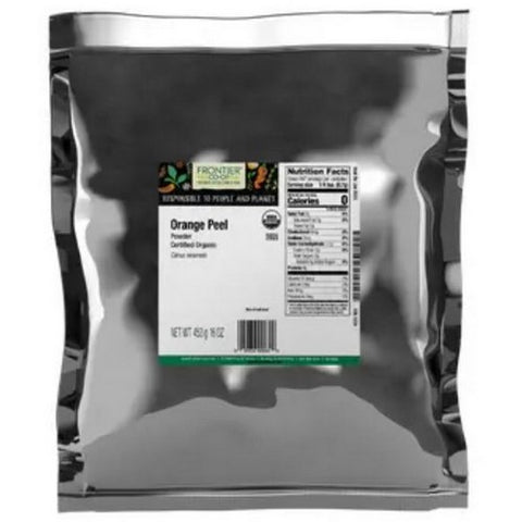 Frontier Coop, Organic Orange Peel Powder, 1 Lb Frontier Coop