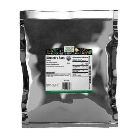 Frontier Coop, Organic Eleuthero Root Powder, 1 Lb Frontier Coop