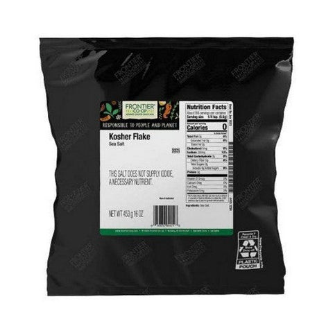 Frontier Coop, Kosher Flake Salt, 16 Oz Frontier Coop