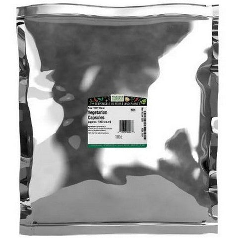 Frontier Coop, Clear Vegetarian 00 Capsules, 1000 Count Frontier Coop