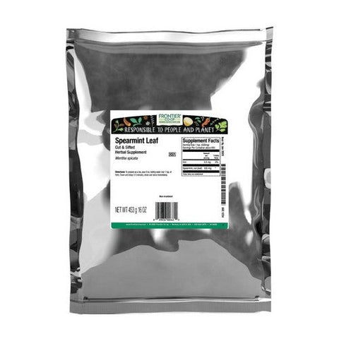 Frontier Coop, Spearmint Leaf Cut & Sifted, 1 Lb Frontier Coop