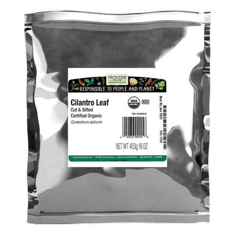 Frontier Coop, Organic Cilantro Leaf Cut & Sifted, 1 Lb Frontier Coop