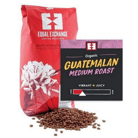 Equal Exchange, Organic Coffee Guatemalan Medium Whole Bean Coffee, 5 Lb Equal Exchange