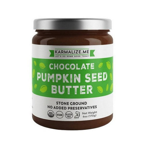 Karmalize.Me, Organic Chocolate Pumpkin Seed Butter, 6 Oz Karmalize.Me
