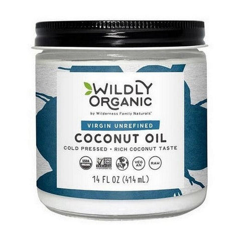 Wildly Natural, Unrefined Virgin Coconut Oil, 14 Oz Wildly Natural