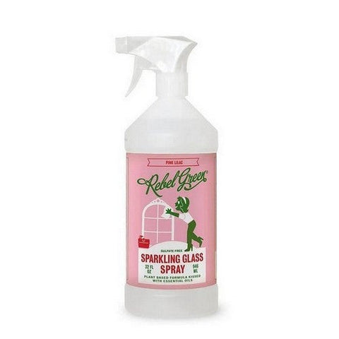 Rebel Green, Green Glass Cleaner Pink Lilac, 32 Oz Rebel Green