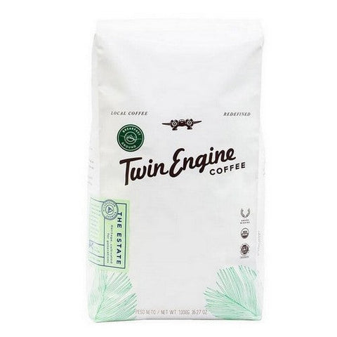 Twin Engine Coffee, Organic Estate Breakfast Ground Coffee, 2.2 Lbs Twin Engine Coffee