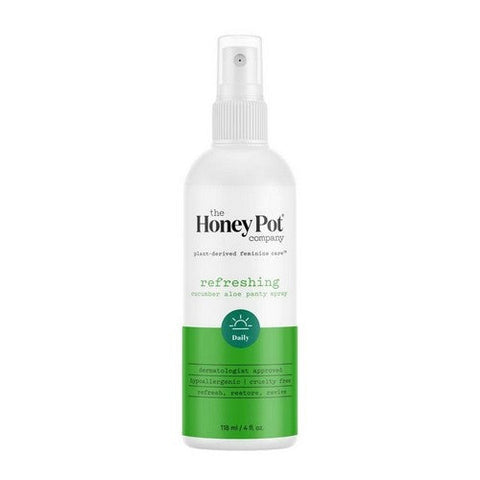 The Honey Pot, Refreshing Cucumber Aloe Panty Spray, 4 Oz The Honey Pot