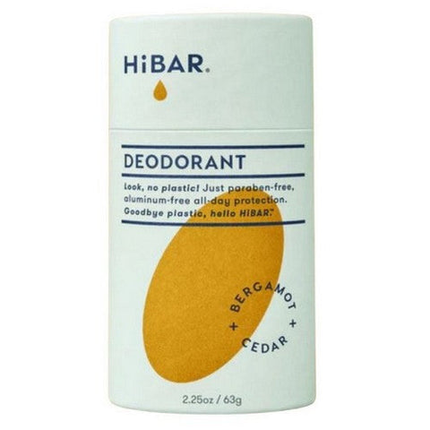 HiBAR, Bergamot And Cedar Deodorant, 2.25 Oz HiBAR