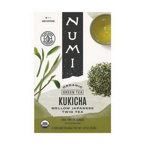 Numi Tea, Organic Kukicha Tea, 16 Bags Numi Tea