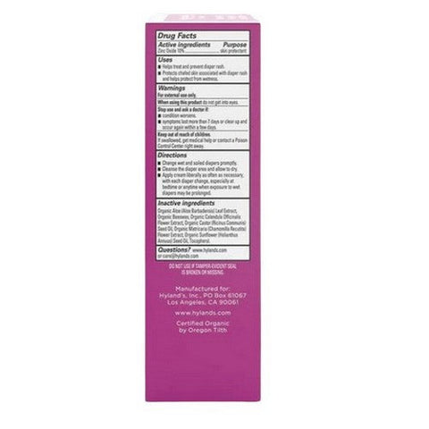 Hylands, Baby Diaper Rash Cream, 3 Oz Hylands