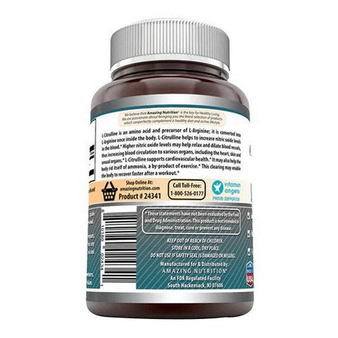 Amazing Nutrition, Amazing Formulas L-Citrulline, 750 mg, 180 Caps Amazing Nutrition